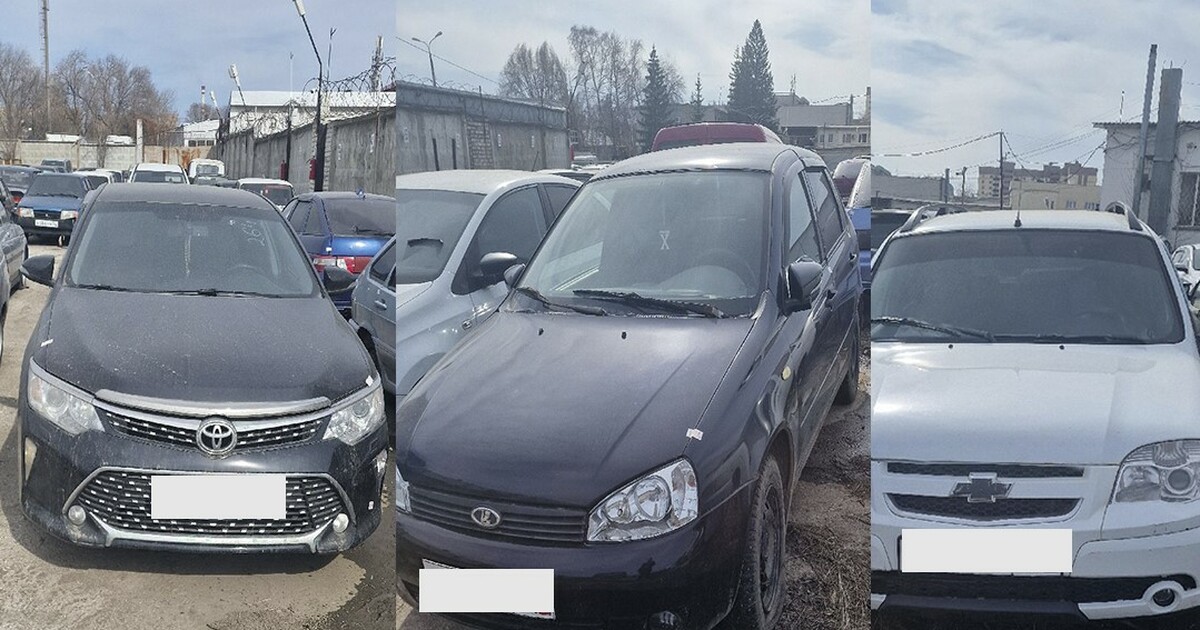 Машины были конфискованы у водителей за вождени...