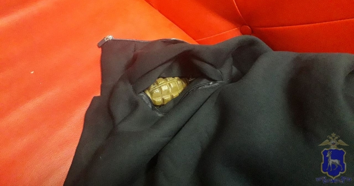 Продавец пояснил, что граната предназначалась д...