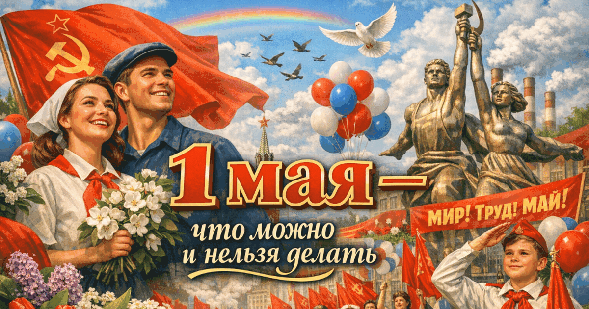 1 мая в народной традиции считался не просто пр...