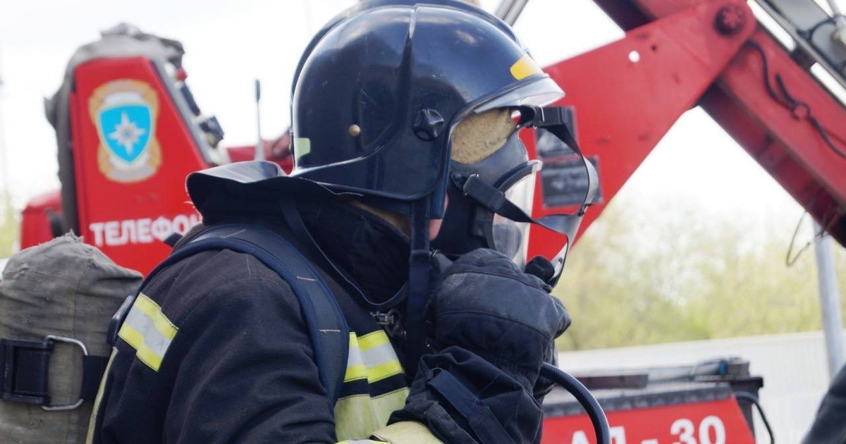 В Самаре в Октябрьском районе произошёл пожар, ...