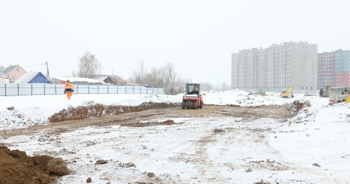 Ход строительства проверил глава города Иван Но...