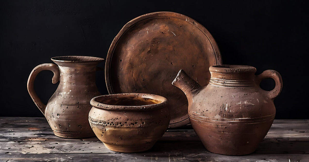 На древнеримских стеклянных сосудах‑диатретах у...