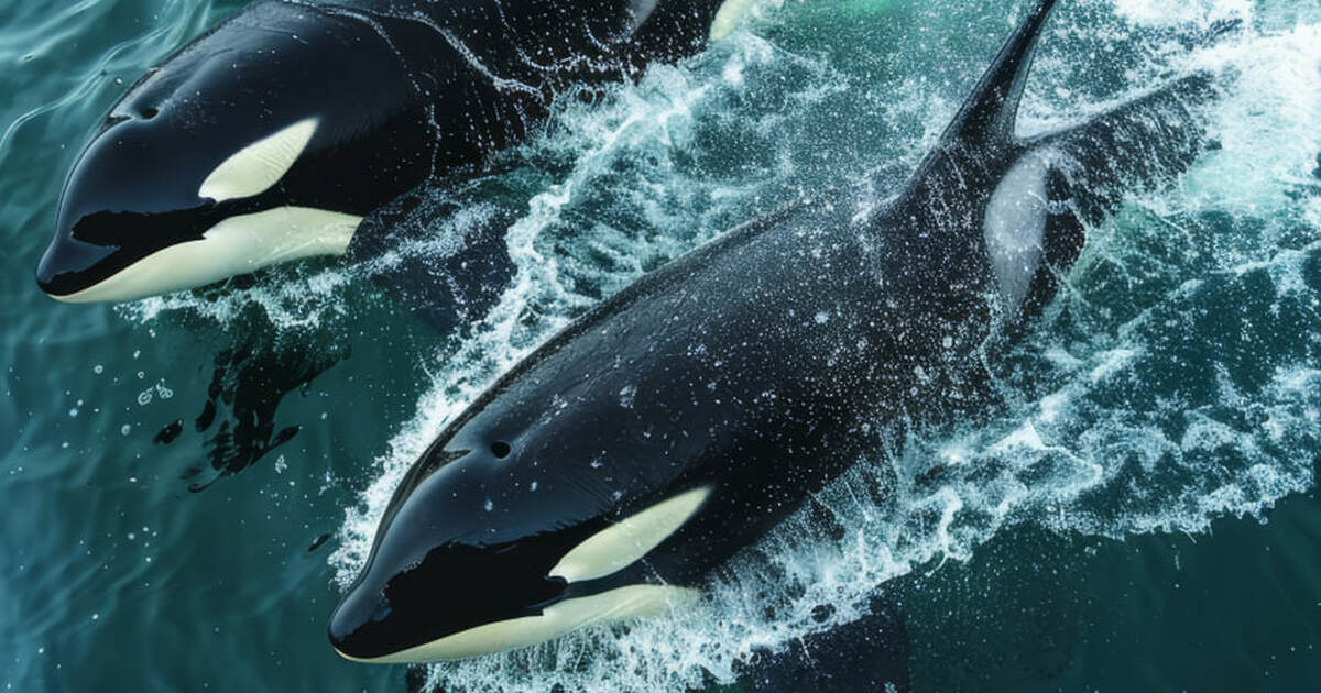 Стая косаток у побережья Испании проявляет необ...