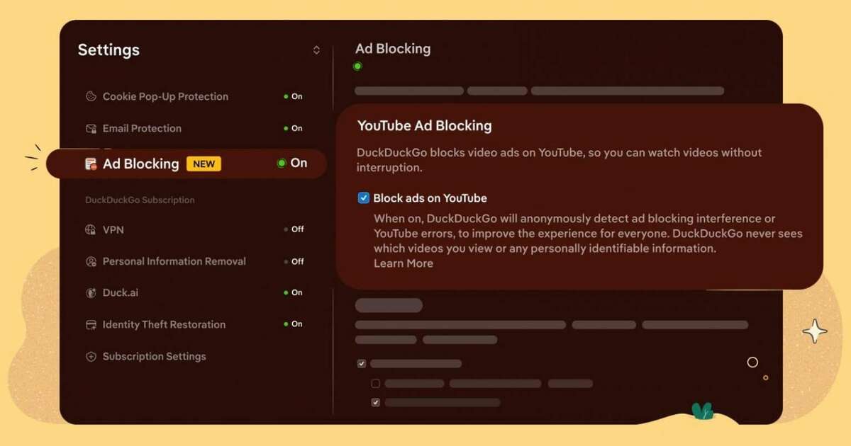 Браузер DuckDuckGo получил встроенную блокировку рекламы на YouTube В актуальных версиях DuckDuckGo для Windows, ma...