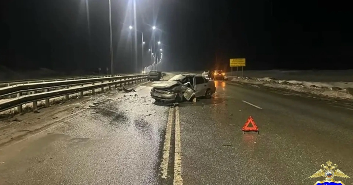 На автомагистрали "Центральная" Opel Spectra ст...