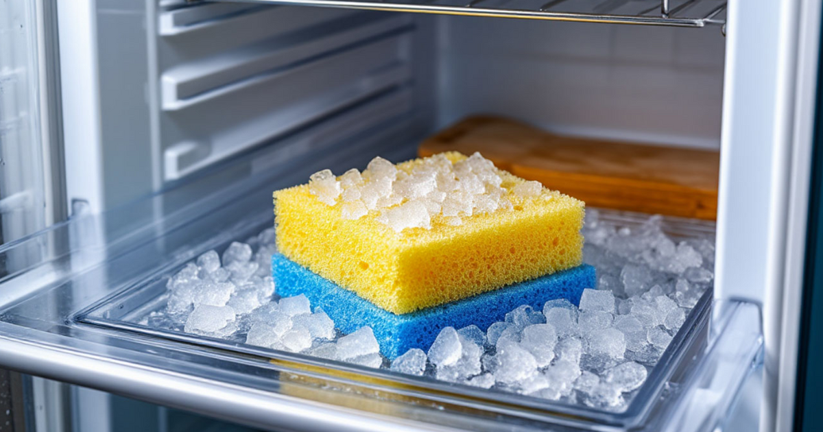 Как продезинфицировать кухонную губку без химии...