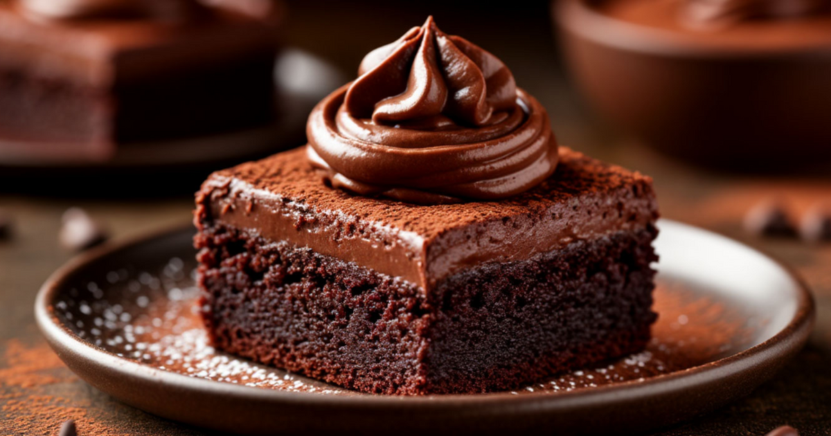 Шоколадные пирожные дома: мягкий десерт, которы...
