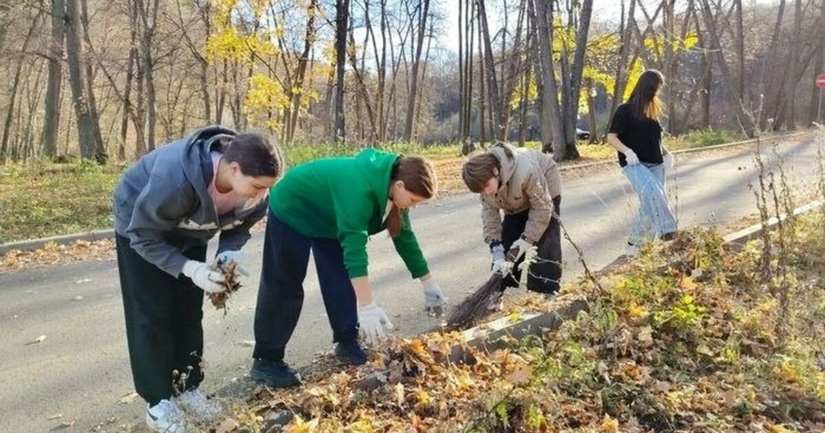 В Жигулёвском заповеднике прошла акция по уборке мусора К уборке присоединились студенты СамГТУ и участ...