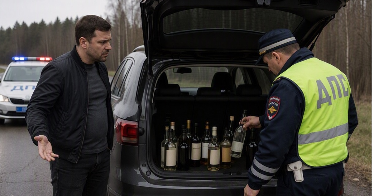 Штраф для водителей до 25000 рублей: что грозит за перевозку алкоголя в машине Перевозка домашней наливки и другого немаркиров...