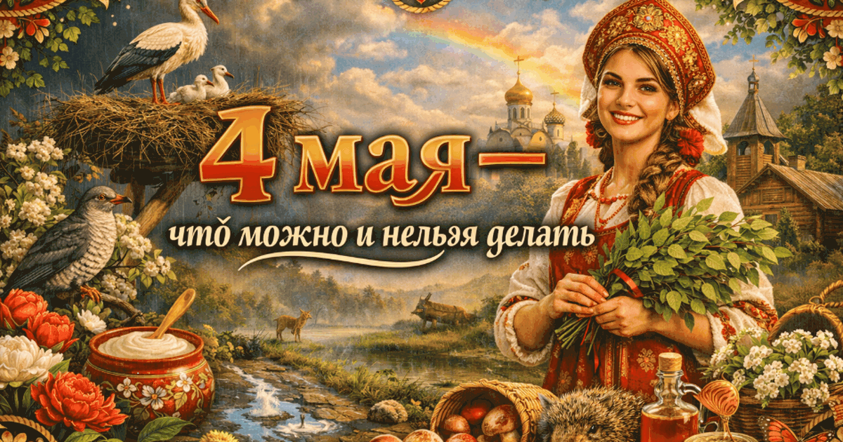 4 мая в народном календаре считался днём «тихой...