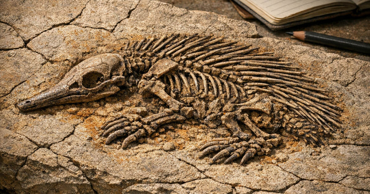 Учёные в Австралии установили, что окаменелость...
