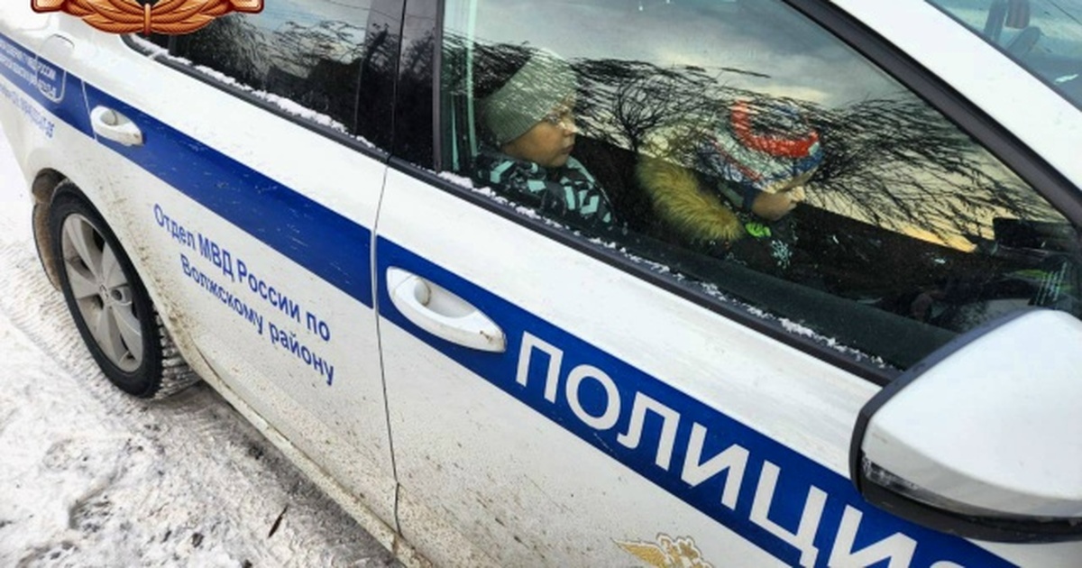 Сотрудники ДПС спасли замерзающих детей 5 и 9 лет на трассе под Самарой Инспекторы помогли маме мальчиков устранить неи...