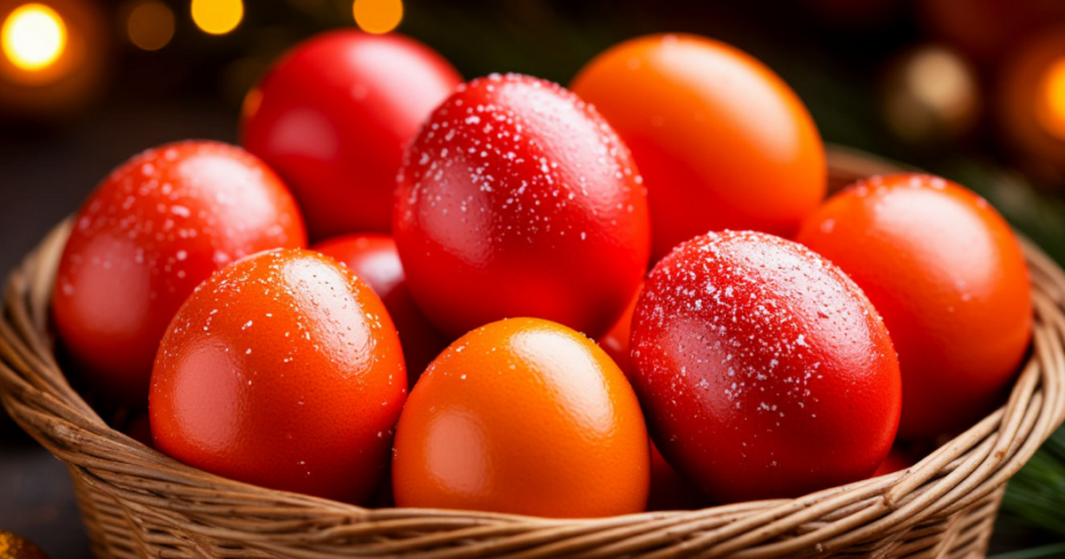 Как сделать яйца к Пасхе с нежным клубничным ру...