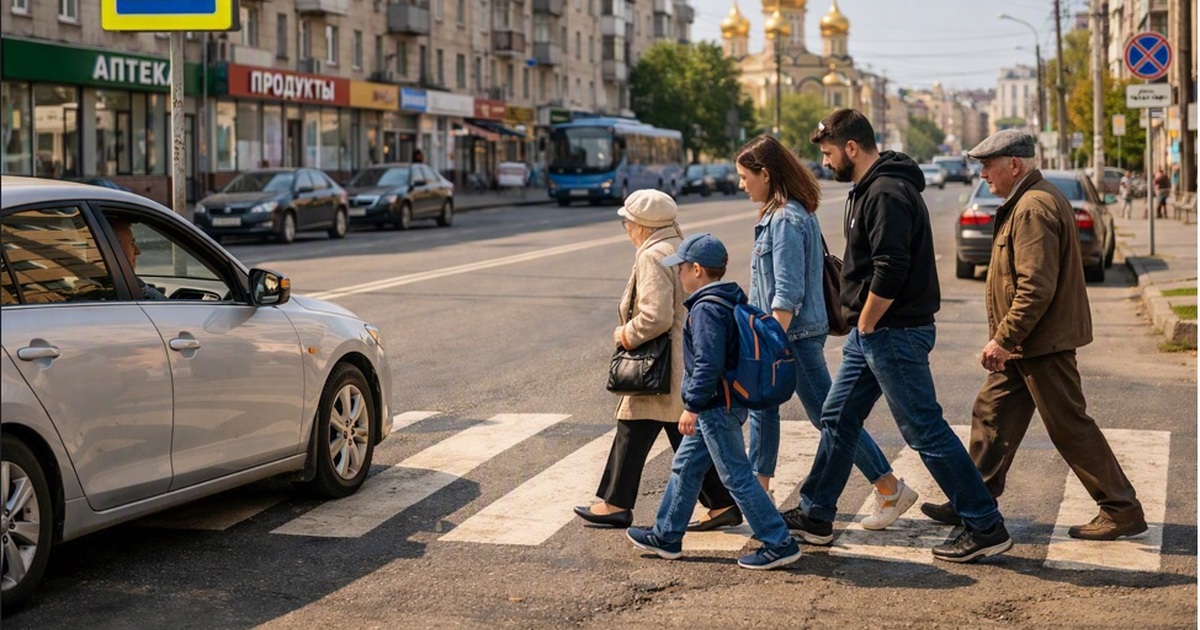 Верховный Суд настоятельно порекомендовал пропускать пешеходов по новым правилам: как избежать штрафов с камер Госавтоинспекции Как правильно пропускать пешеходов на нерегулир...