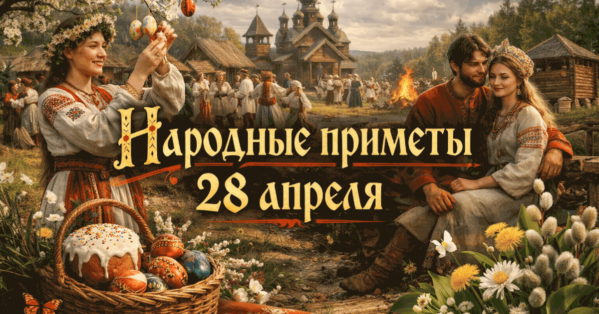 28 апреля в народном календаре считается днём н...