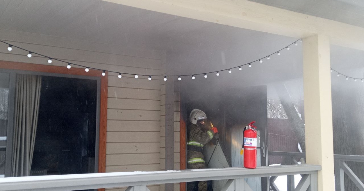 Возгорание произошло в селе Старосемейкино