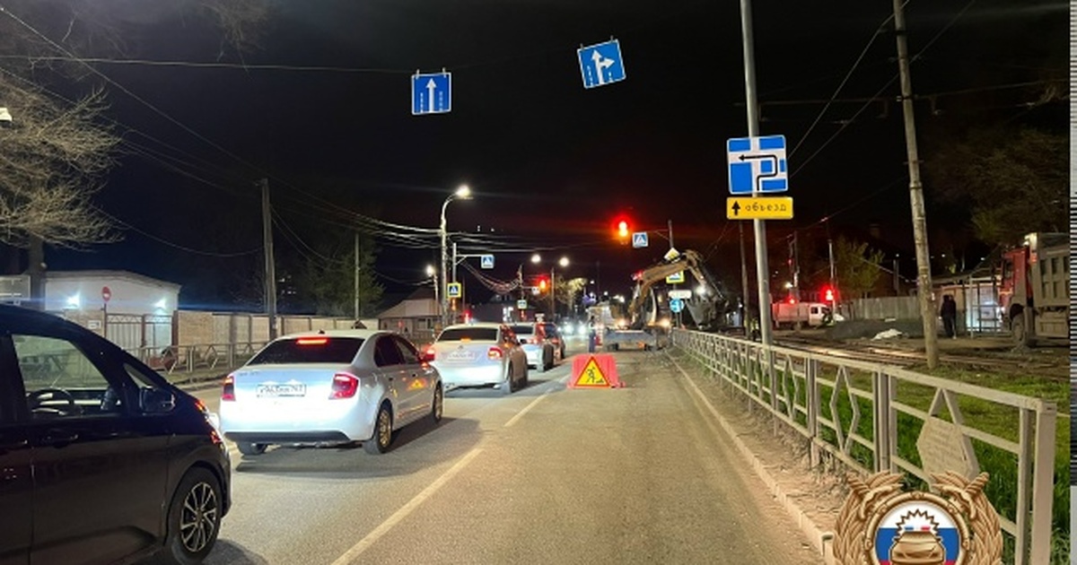 Начались работы по ремонту трамвайных путей на ...