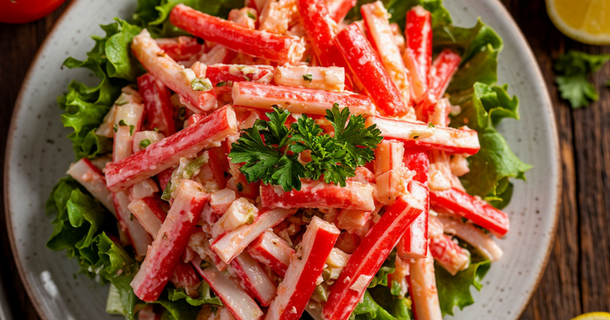 Салат из крабовых палочек за 10 минут: сметают ...