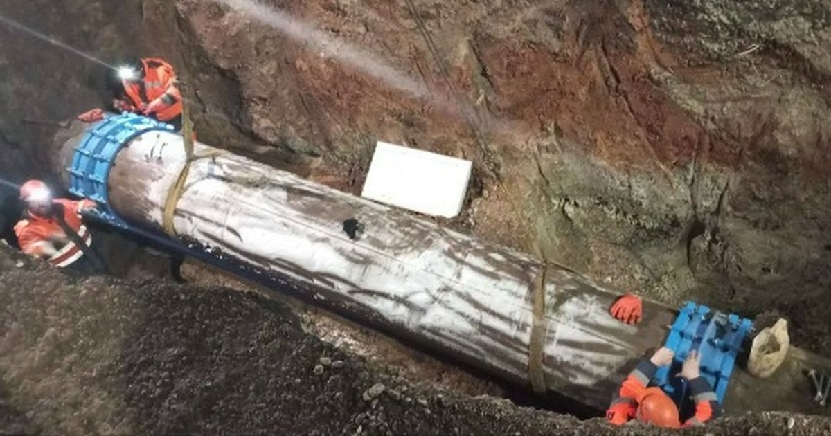 Завершена перекладка участка водовода