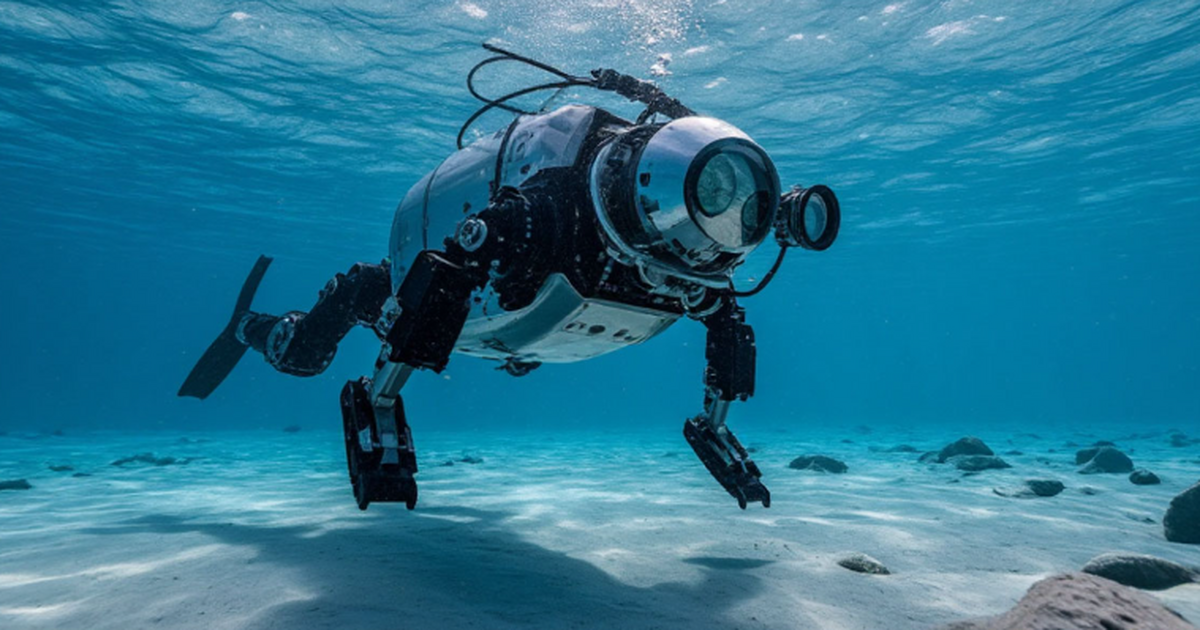 Российские учёные разработали подводный робот «...