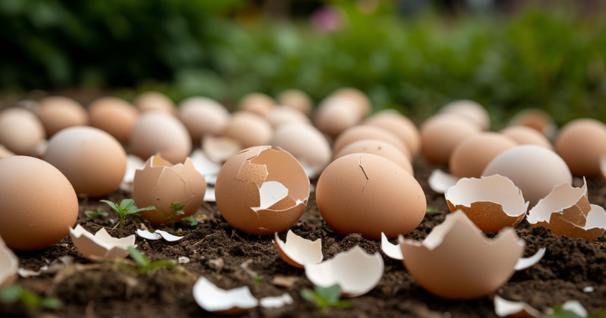 Вместо того чтобы отправлять яичную скорлупу в ...