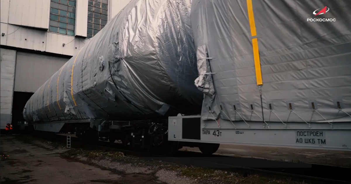 Роскосмос объявил о прибытии ракеты-носителя «С...