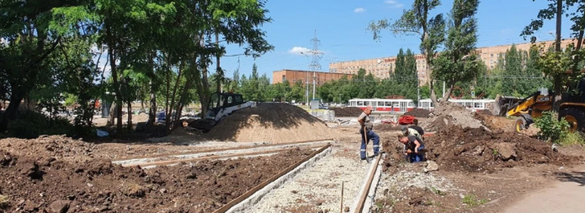 В Самаре в районе дома №170 на улице Ташкентской закончат новый сквер 1 сентября 2022 года