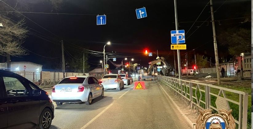 Начались работы по ремонту трамвайных путей на ...