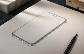 Утекли эскизы складного смартфона Motorola с бо...
