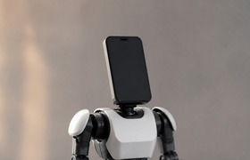 Учёные разработали двуногого робота PhoneBot с ...