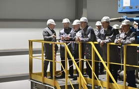 Губернатор Свердловской области Денис Паслер с ...